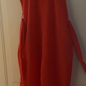 Burnt orange jumpsuit